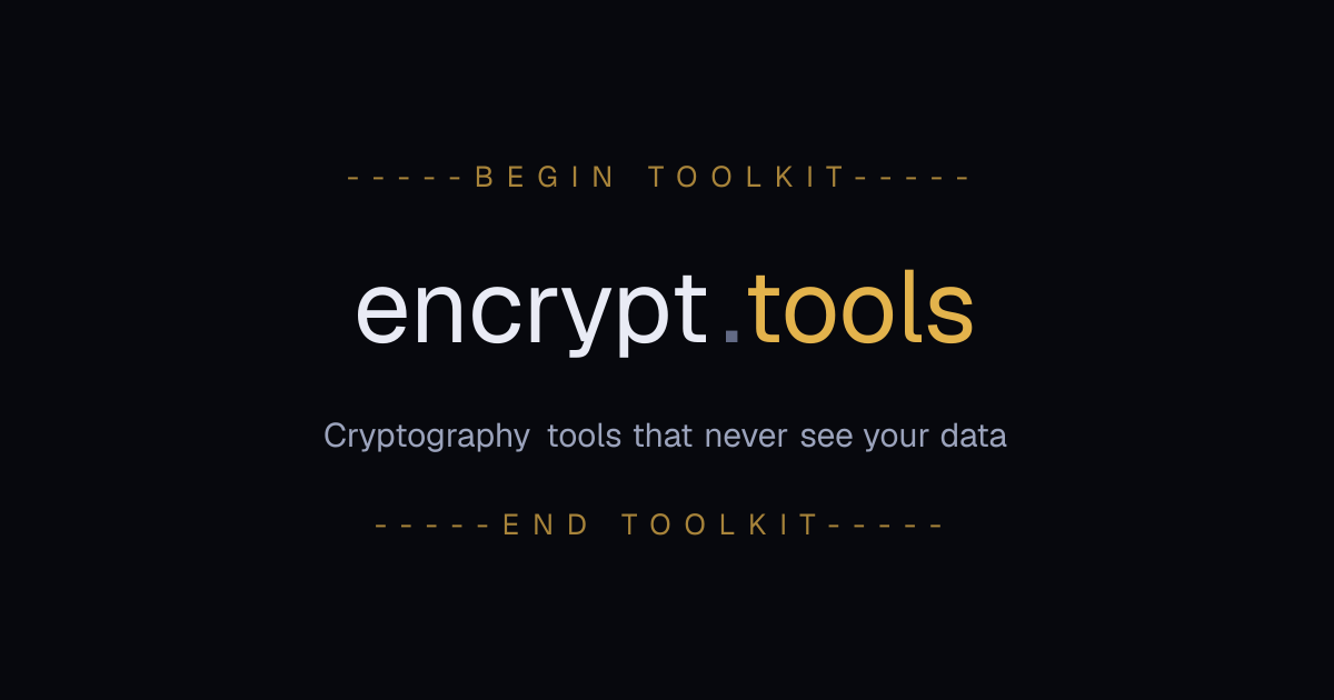 encrypt.tools screenshot 1